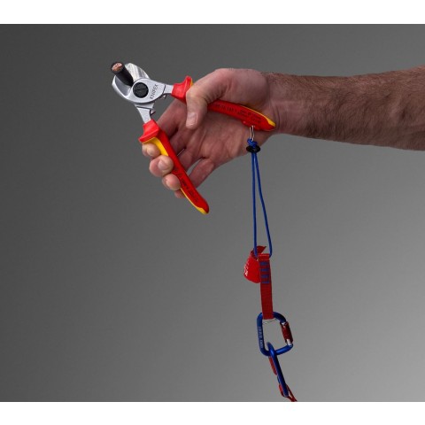 Cable Shears-1000V Insulated, Tethered Attachment | KNIPEX Tools
